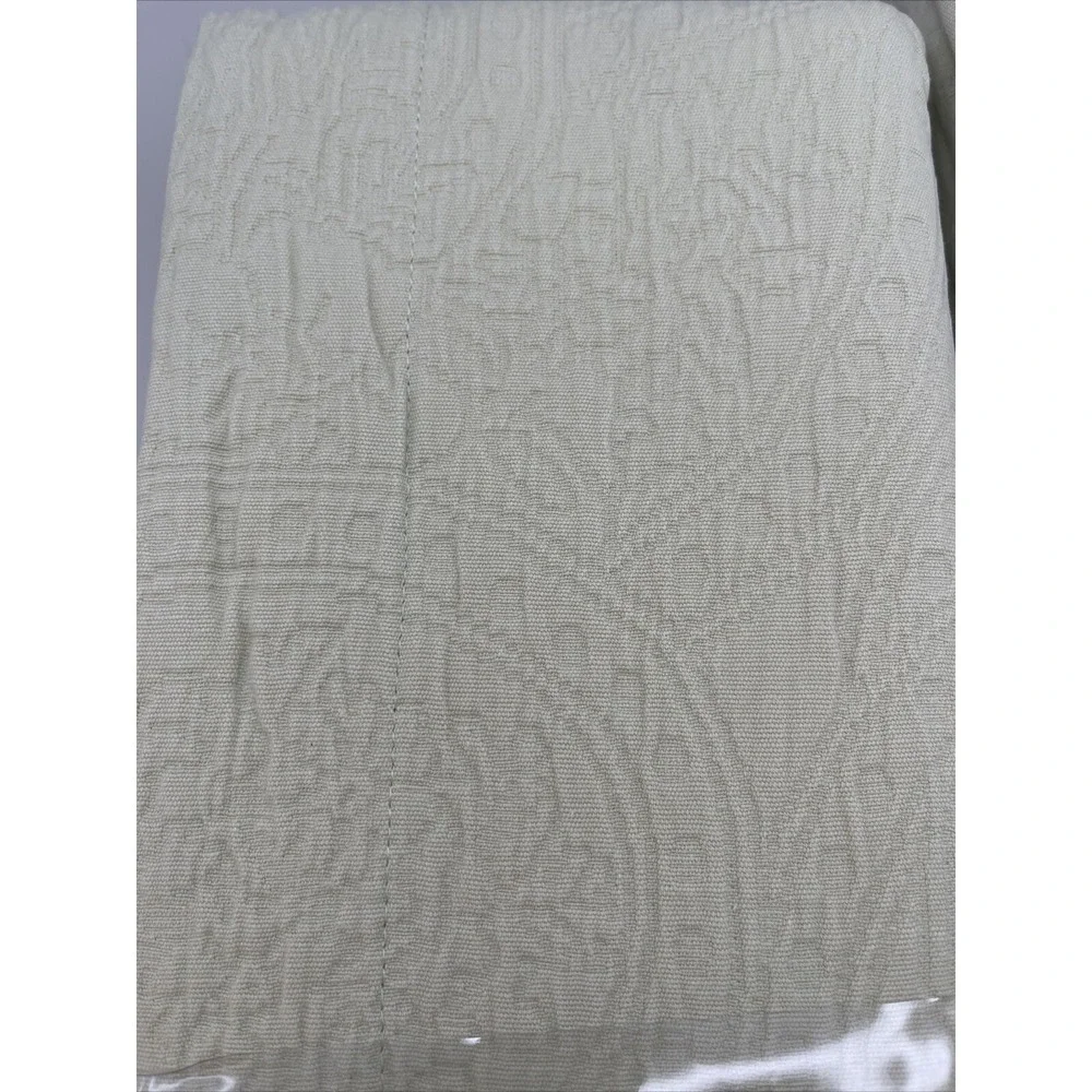 Pottery Barn‎ Jane Paisley Quilted EURO Size Pillow Sham Light Celery Green New